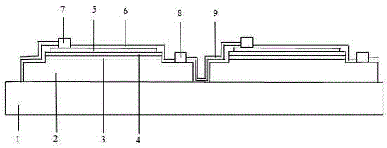 High voltage LED chip preparation method being able to form isolated slot through scribing and corrosion