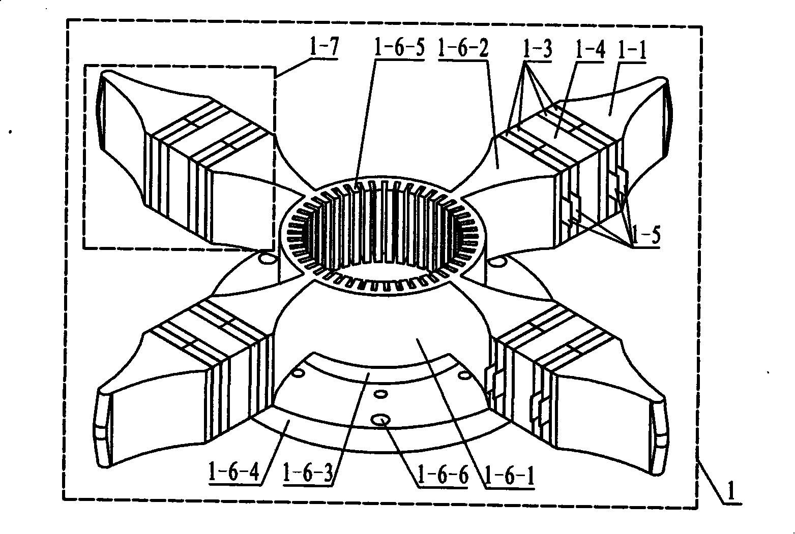 Longitudinal-shaking sandwich energy converter type cylinder shape dual rotor ultrasonic motor