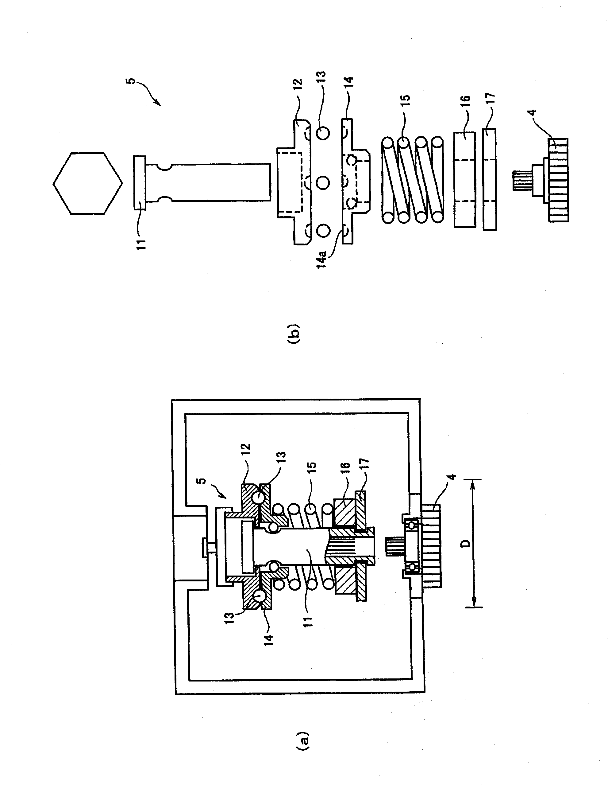 Screw tightening device and torque sensor