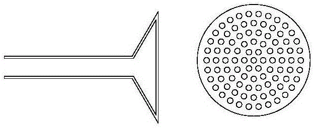 A visual test device and method for simulating tunnel water inrush