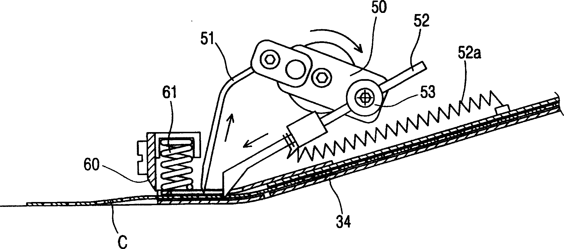 Metal plate duplex supplying device for embroidery machine