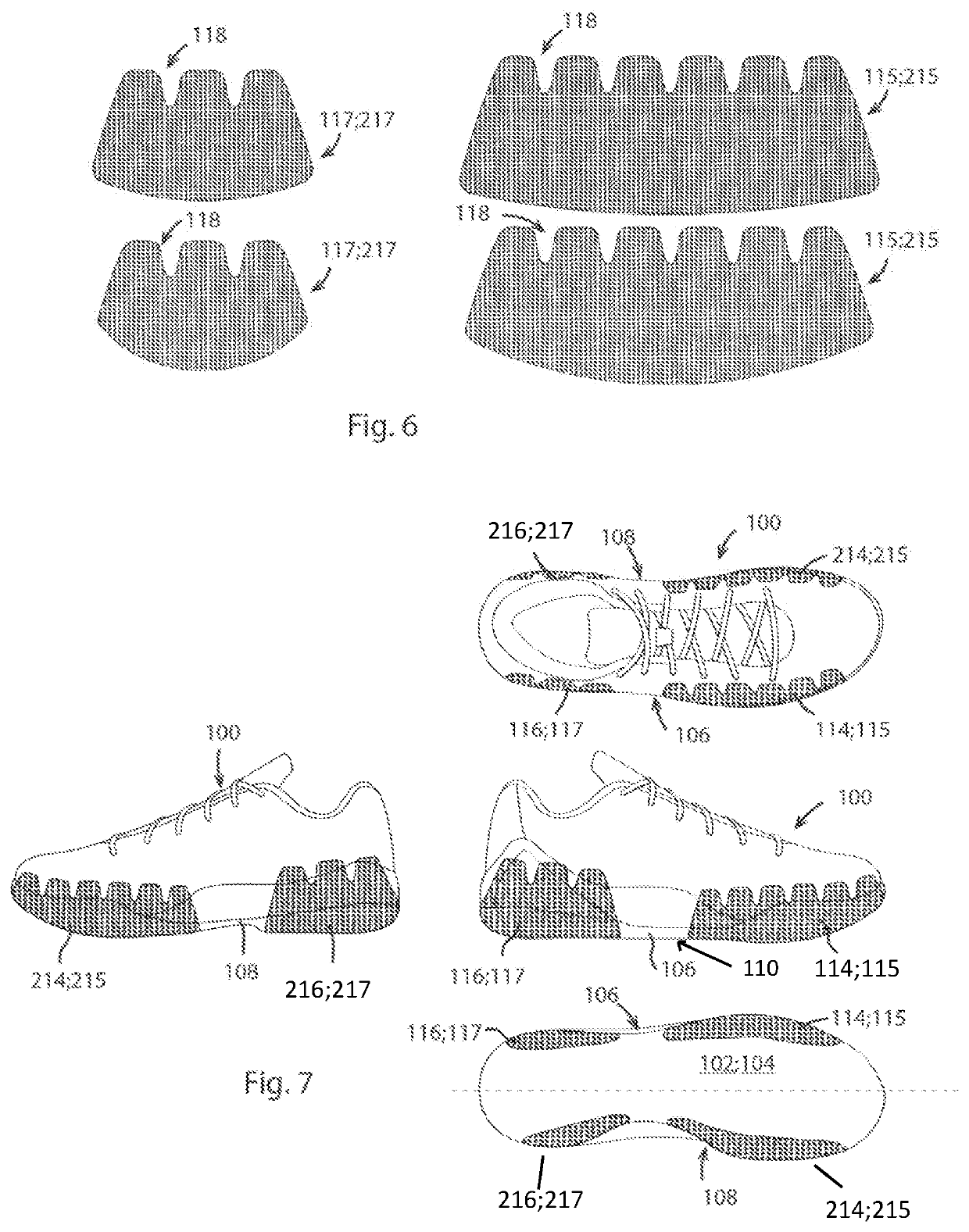 Shoe, a patch and a method for preventing ankle injuries