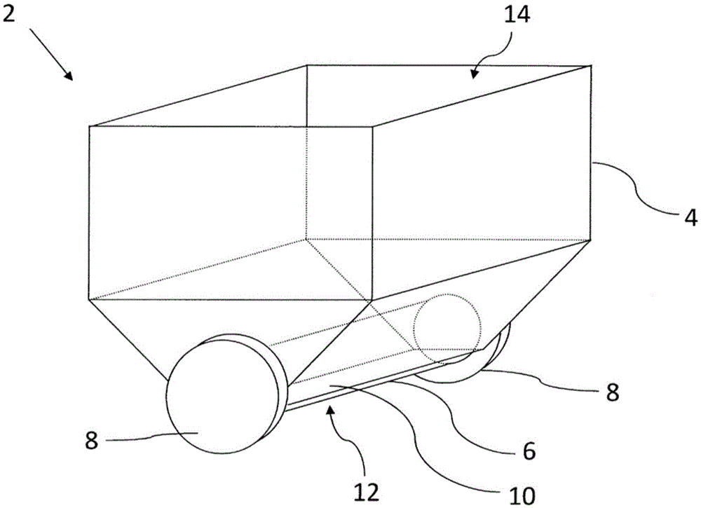 Care agent quantitatively charging unit