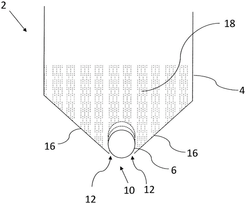 Care agent quantitatively charging unit