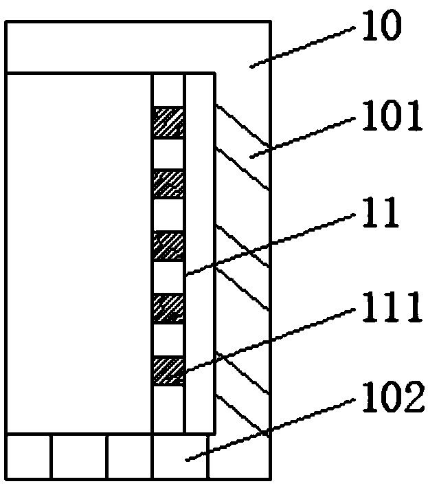 Energy storage battery with waterproof function