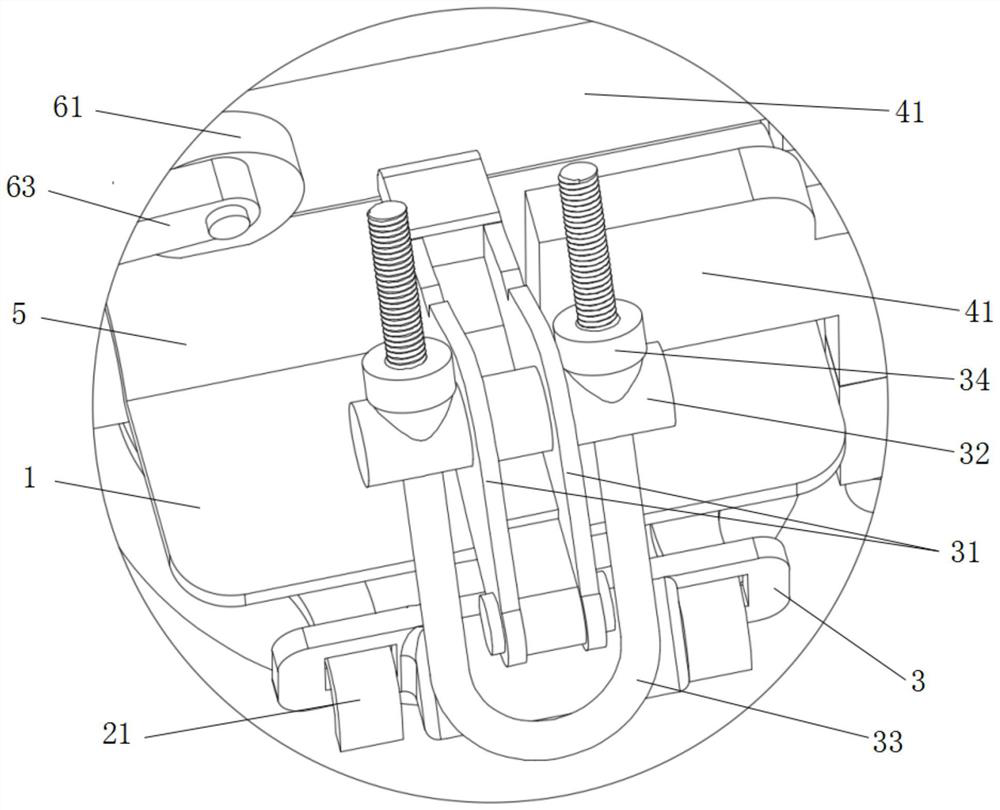 Column-type porcelain insulator wire self-locking device