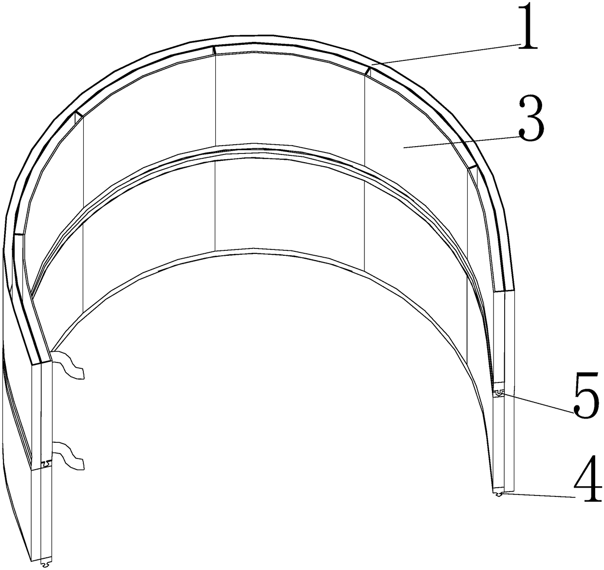 A system for waterproofing, heat preservation and pressure regulation of tunnels in cold regions and its construction method