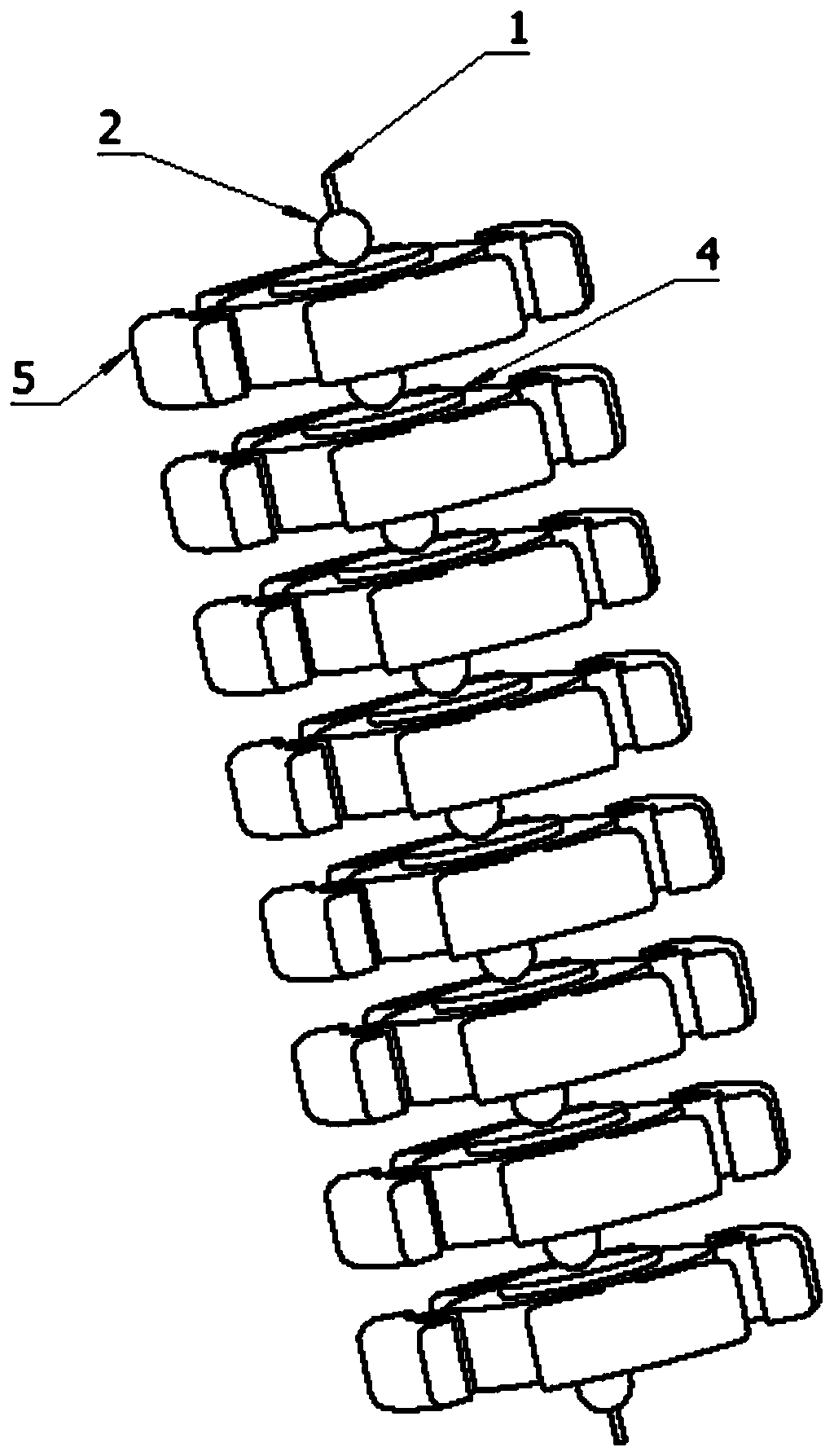 Variable-diameter bent pipe anti-wrinkle mandrel