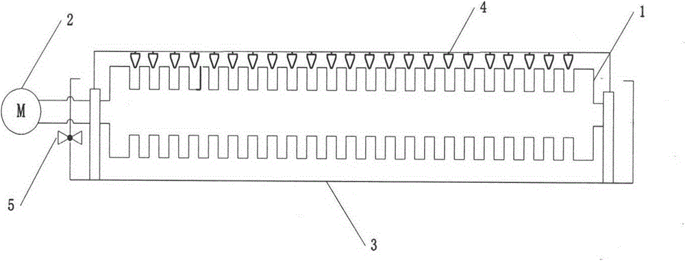 A polymer monofilament liquid applying (oil applying, functional sizing agent applying and wrapping) device