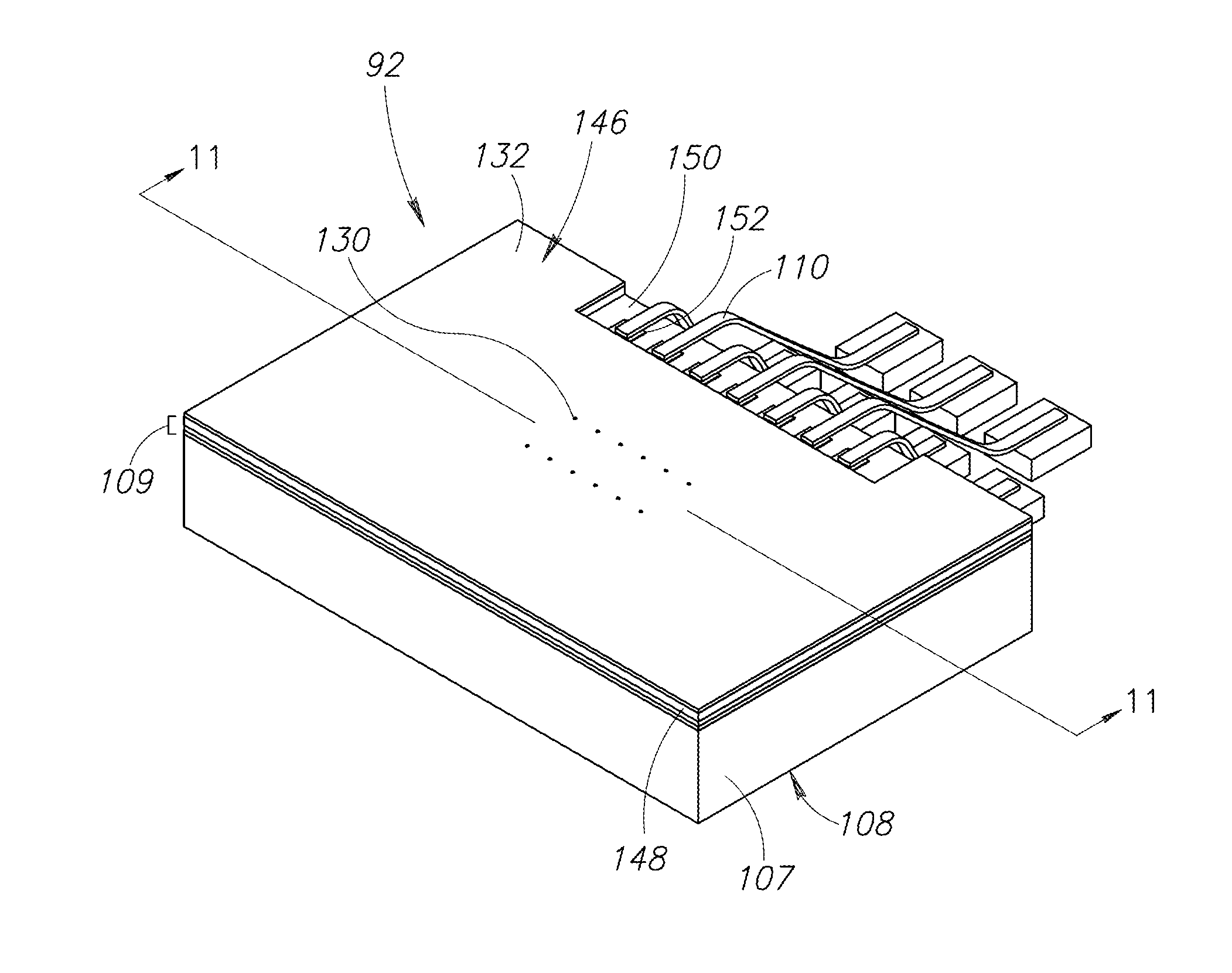 Microfluidic die with multiple heaters in a chamber