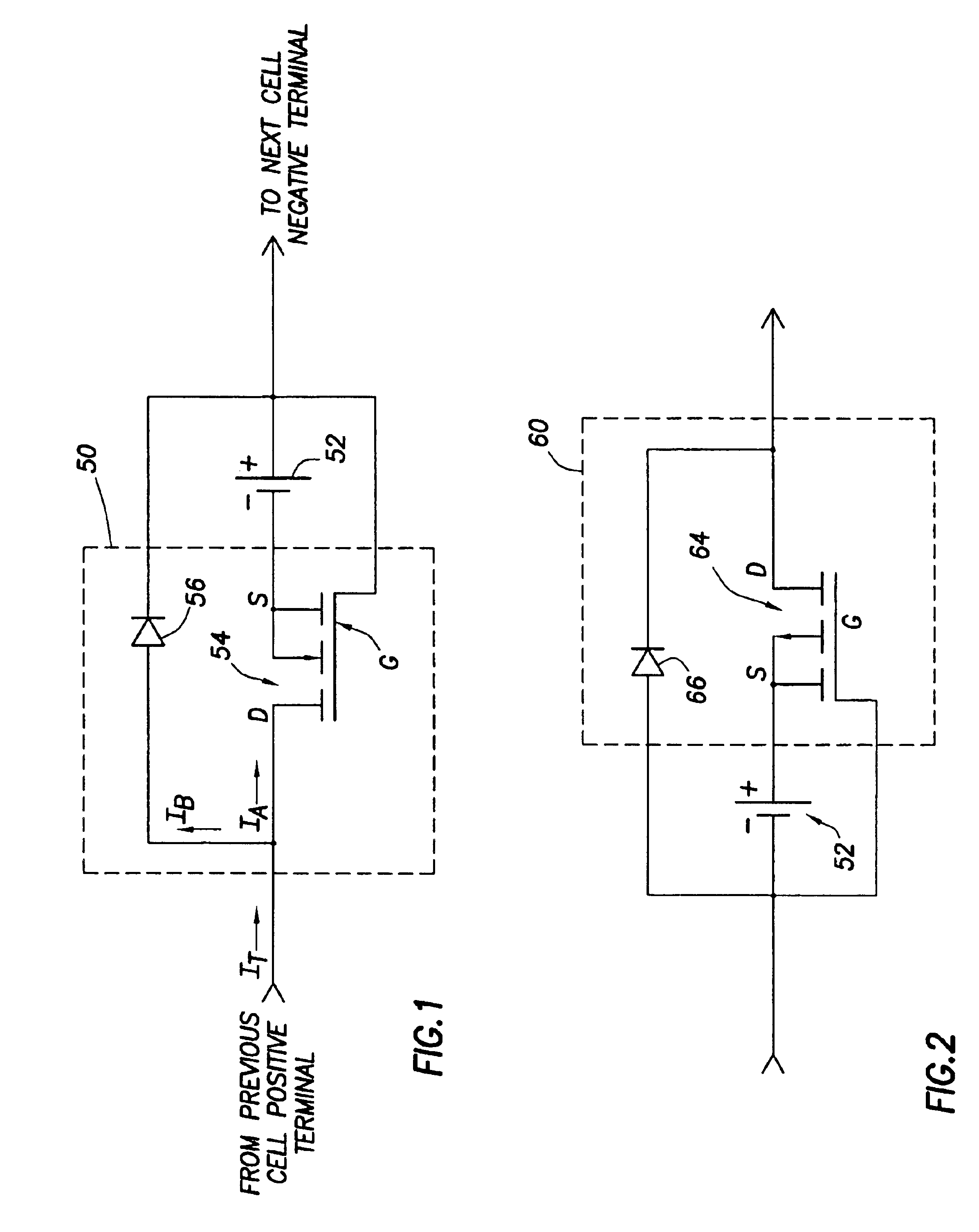 Protection circuit for a battery cell