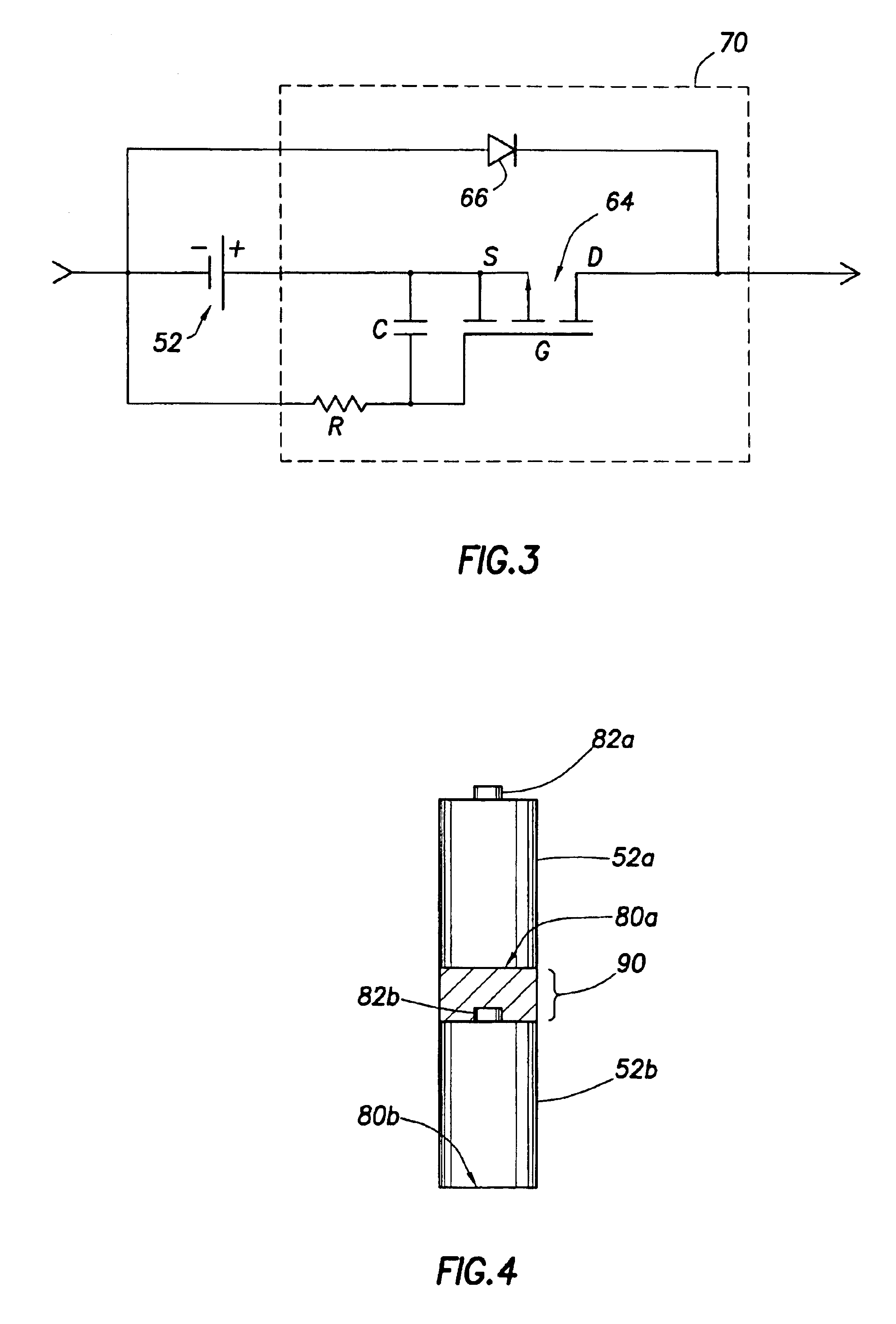 Protection circuit for a battery cell