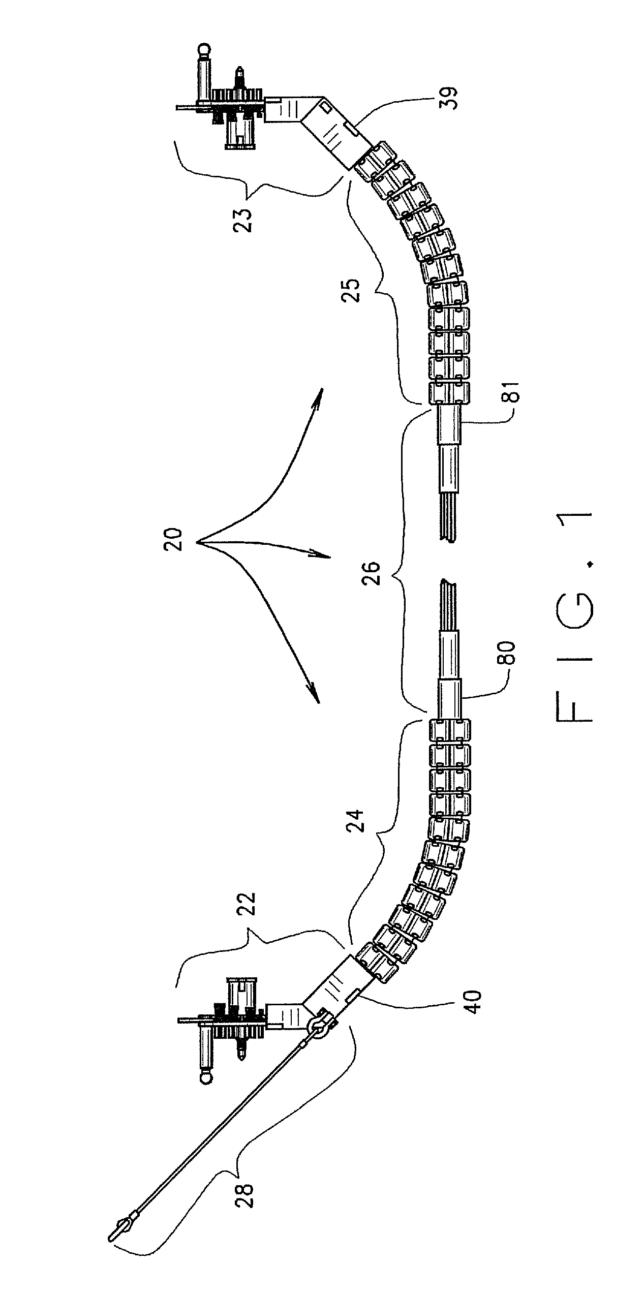 Loose tube flying lead assembly