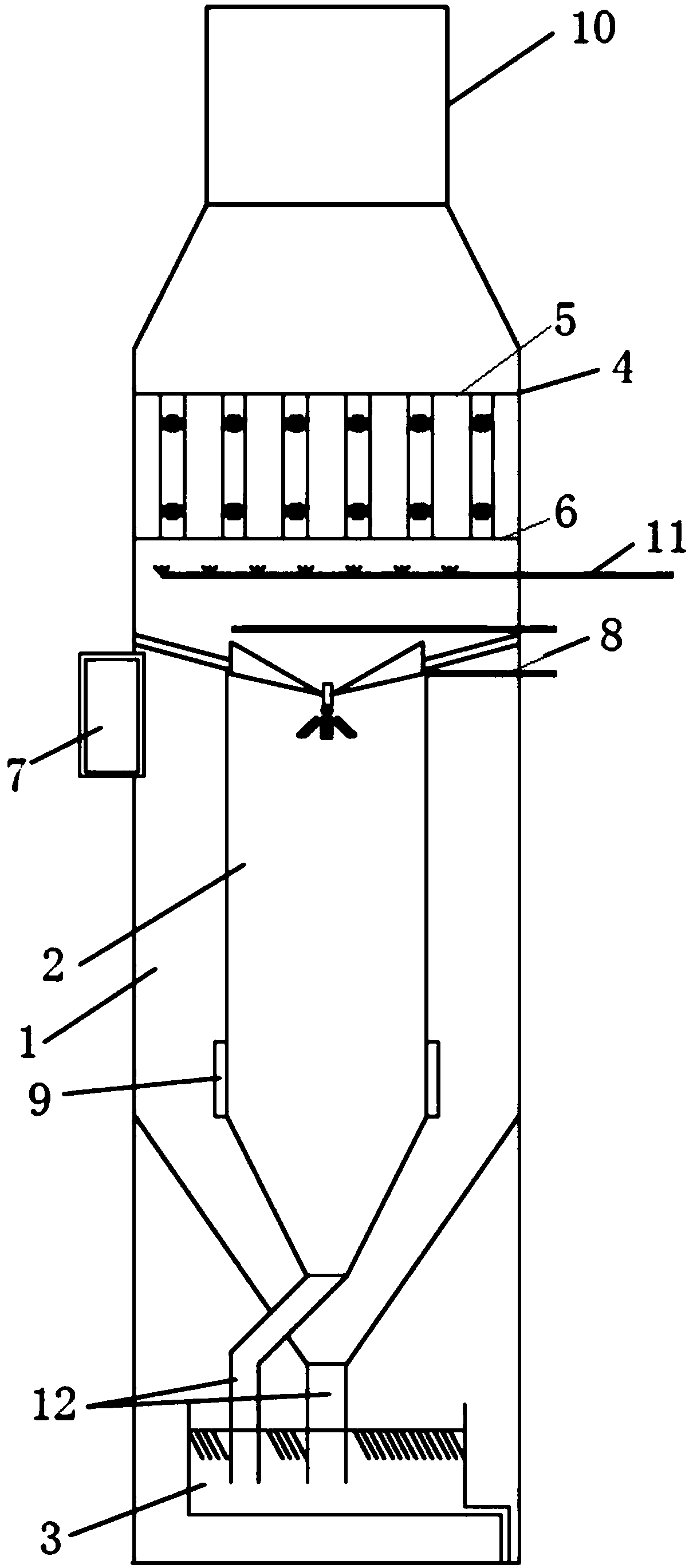 Combined pneumatic dust collecting system