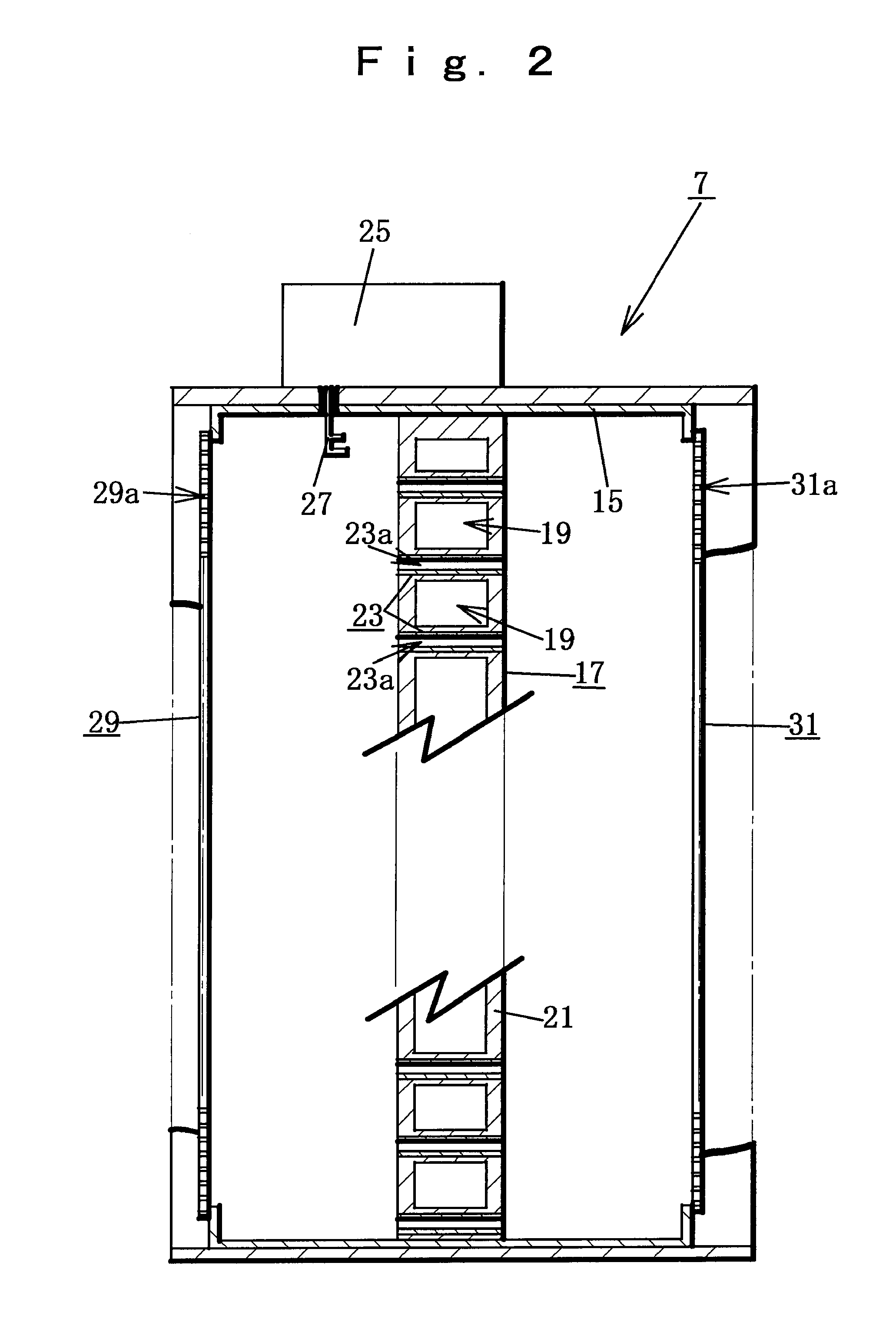 Heating unit of vehicle heating system