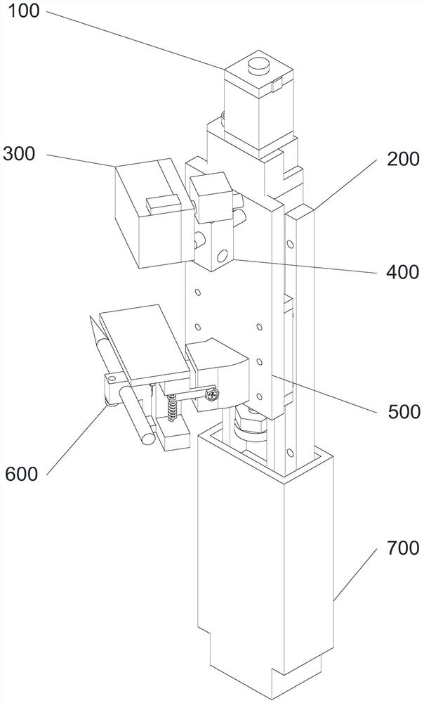 Potentiometer control dynamic tracking bidirectional synchronous displacement measuring device