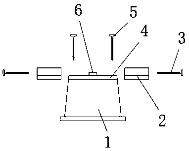 Robot arm mounting base convenient to install