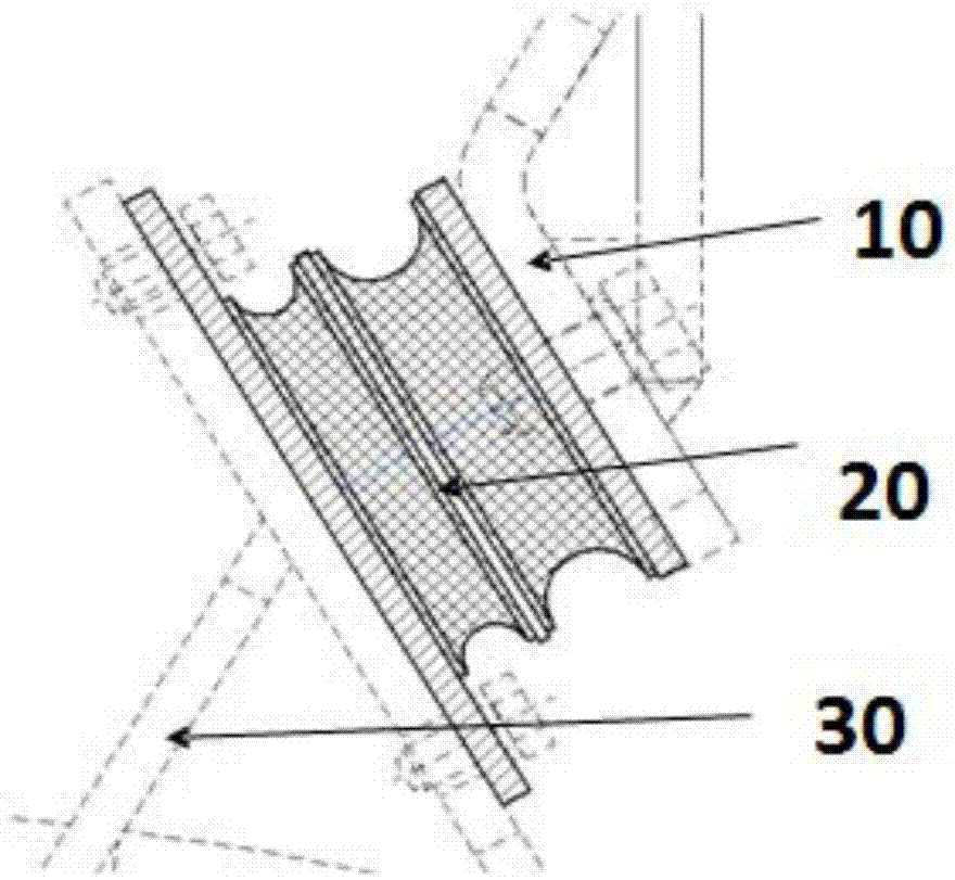 Engine mounting rubber mat assembly