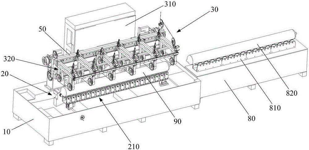 Single crystal silicon rod cutting-off machine and single crystal silicon rod cutting-off method