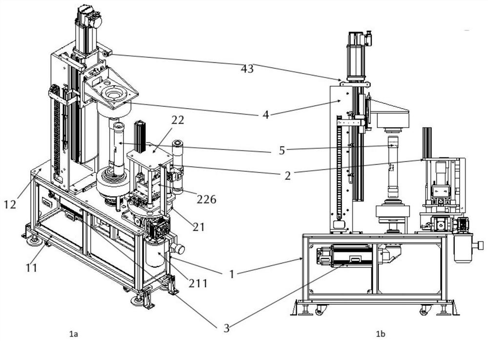 A dismantling device and dismantling method for a tubular container carrying dangerous goods