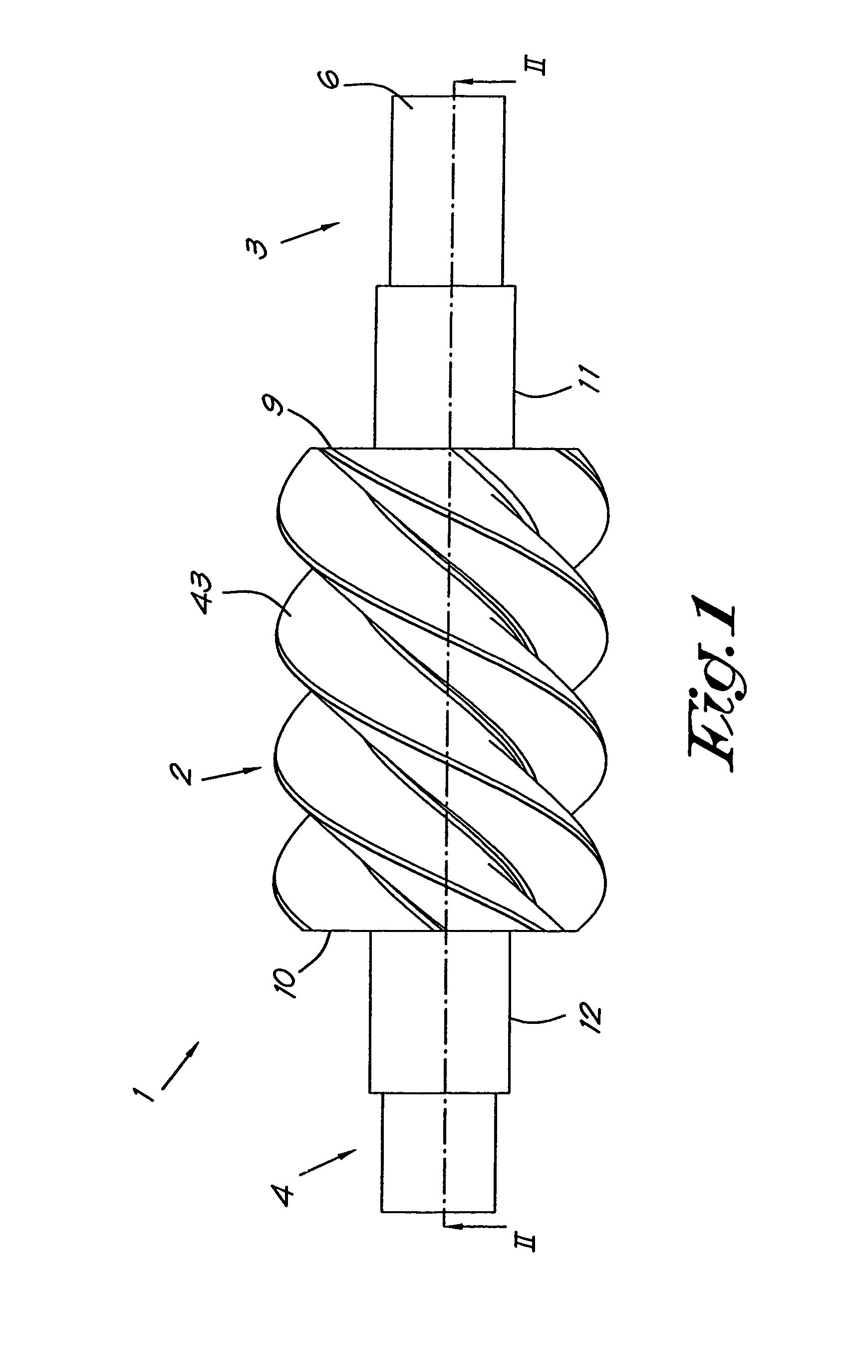 Rotor for a screw compressor