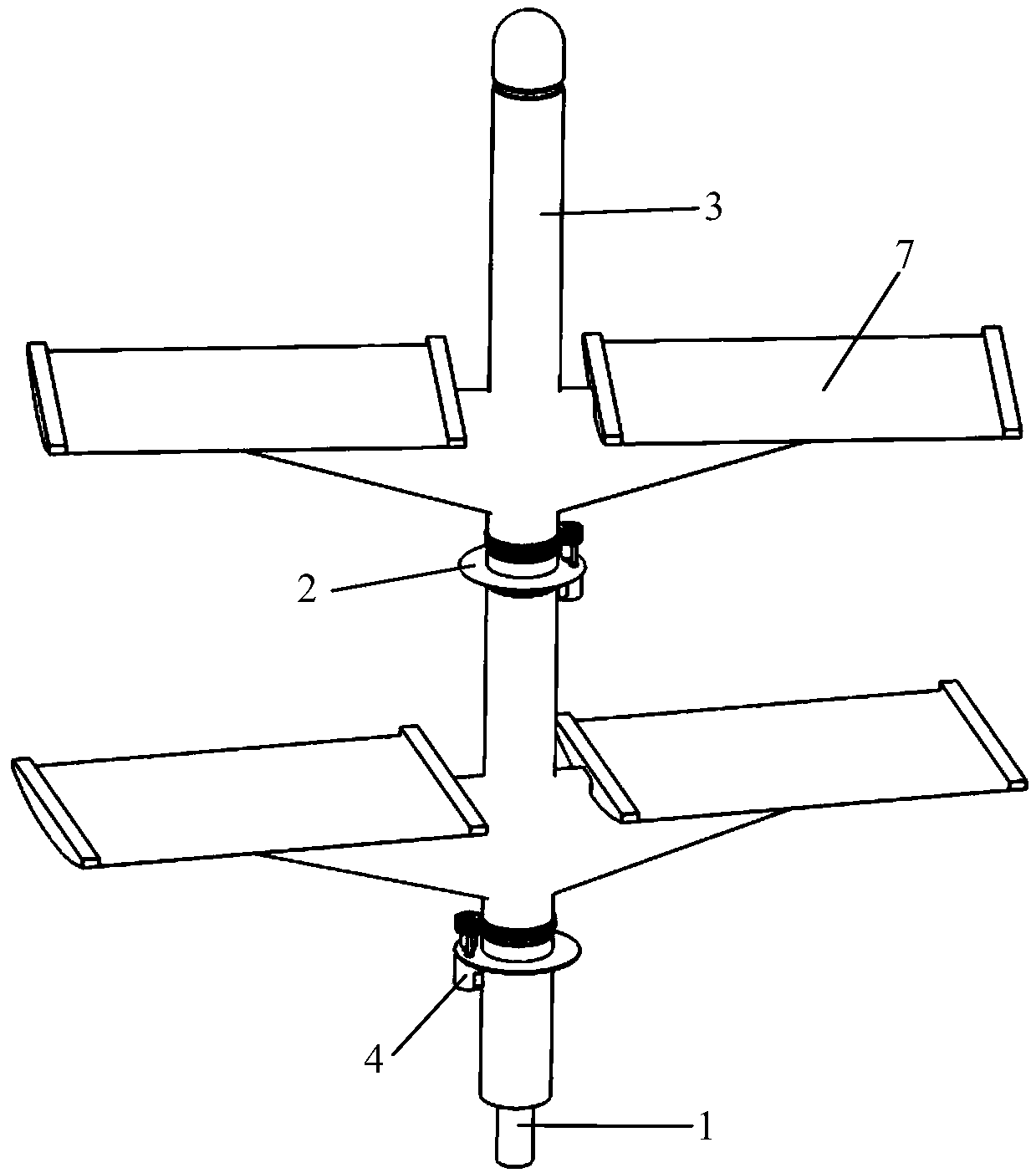 Stand column type multi-layer parking device and use method