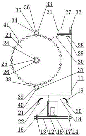 Circuit board turn-clamping mounted type LED lamp