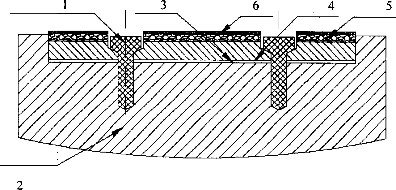 Method for improving self-lubrication of large-scale bearing by macromolecular material