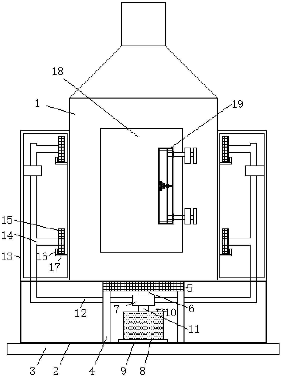 Heat source shunting contact type domestic ceramic fast firing kiln