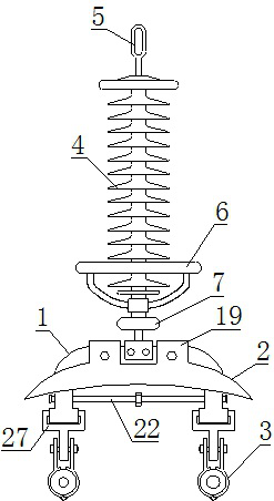 Fixing cover for double-wire clamp