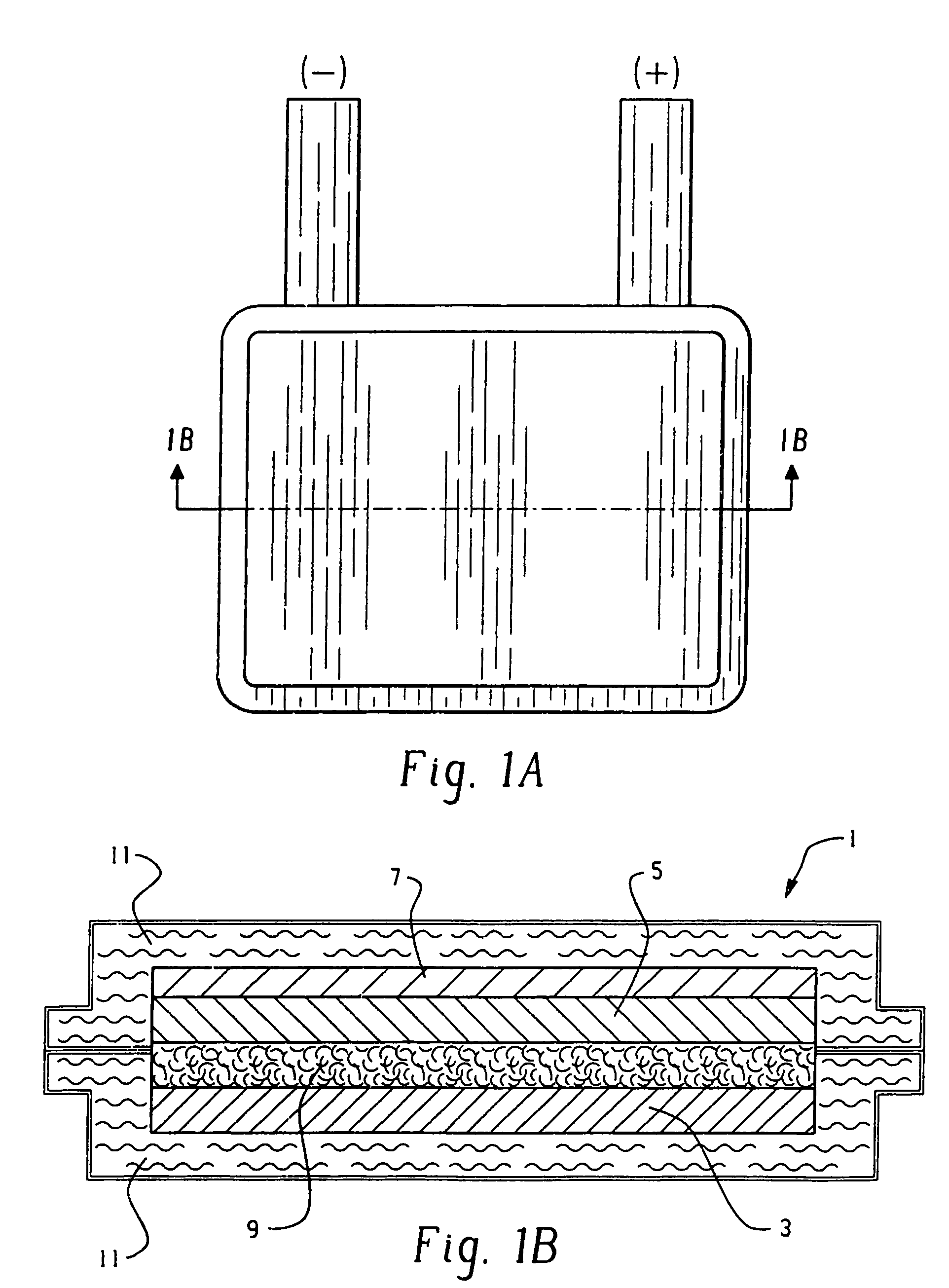 Flexible thin printed battery and device and method of manufacturing same