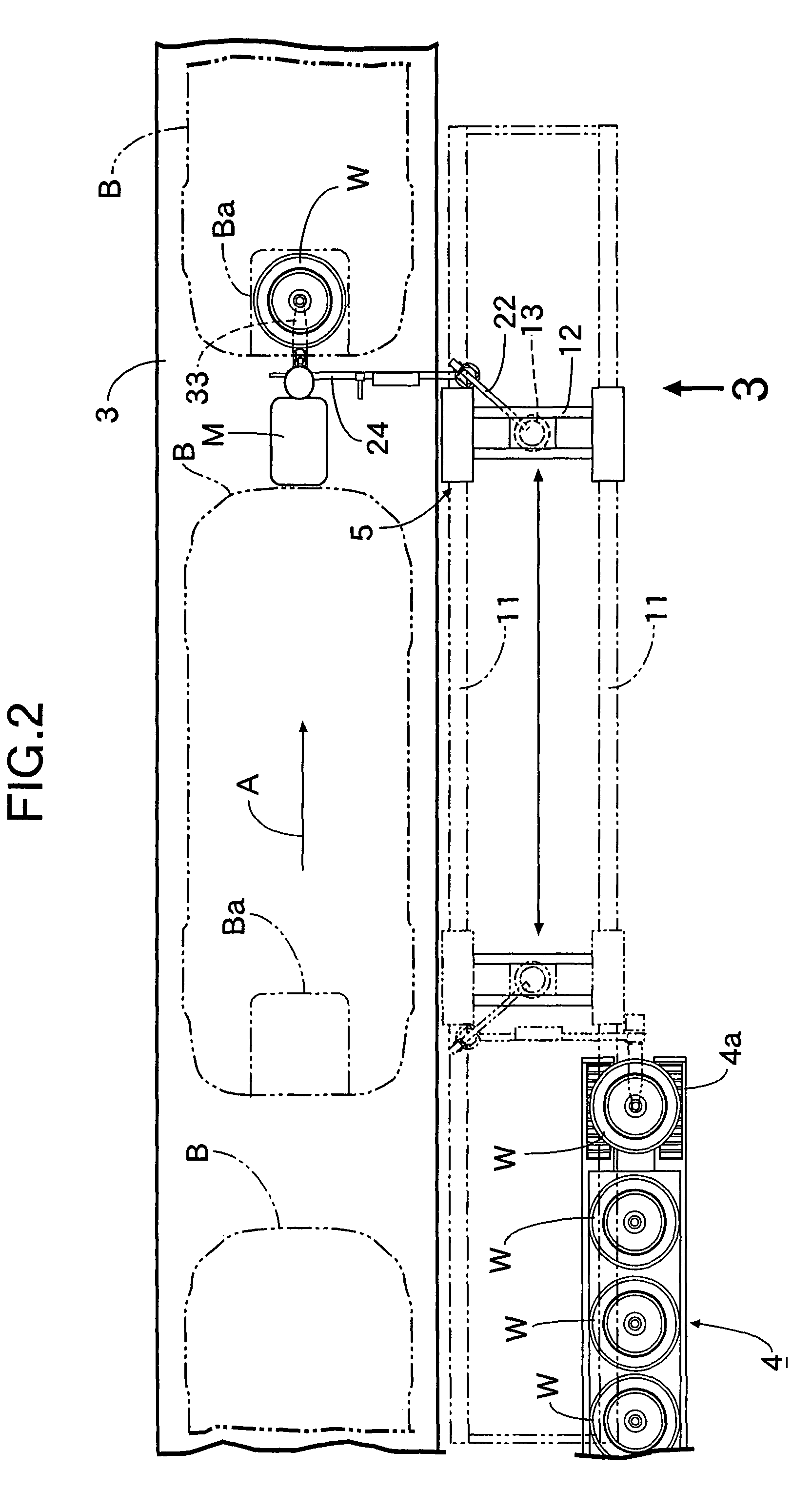 Workpiece transfer system and workpiece transfer method