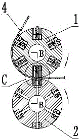 An Assembled Rotary Blanking Die