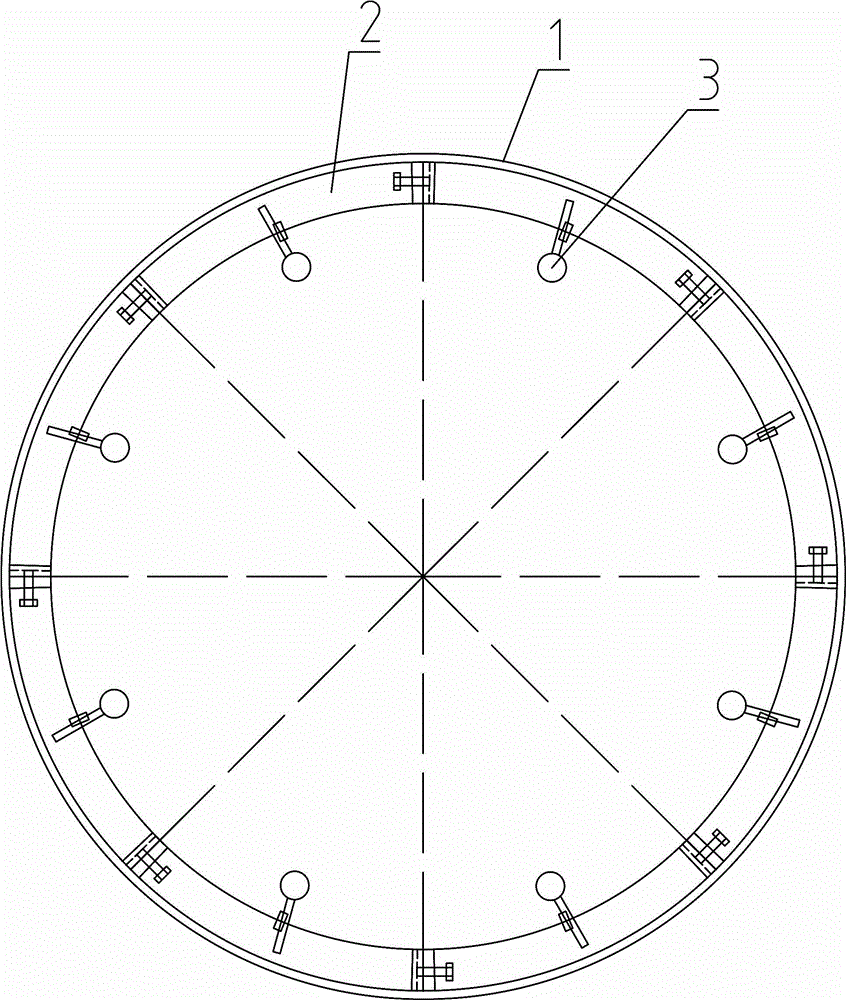 A method of manufacturing a large cylindrical storage tank