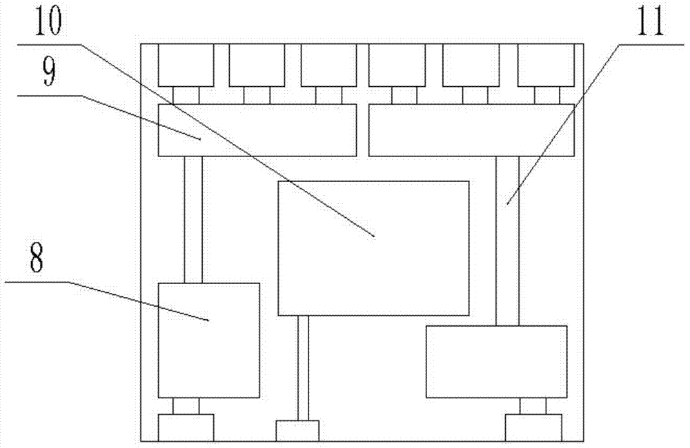 Bus transmission device capable of expanding various bus structures