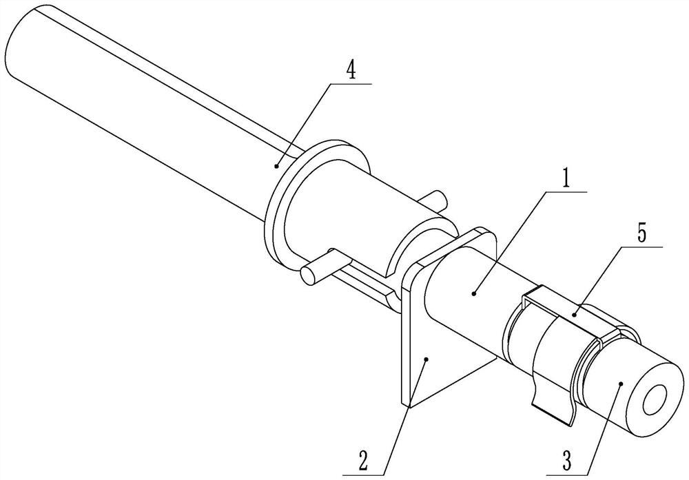 Low-voltage side grounding wire hanging device