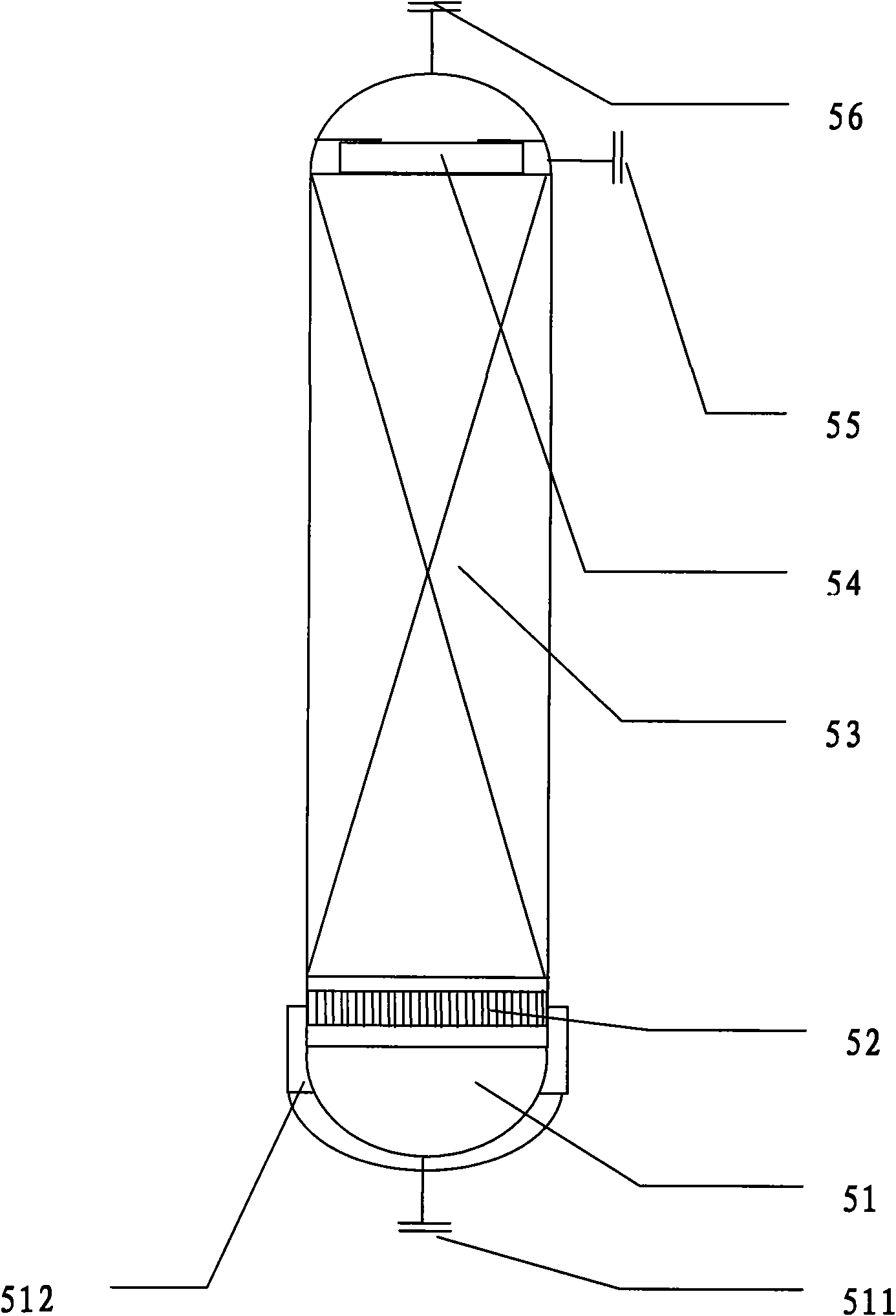 Preparation method and device of methanol fuel finished gasoline for vehicles