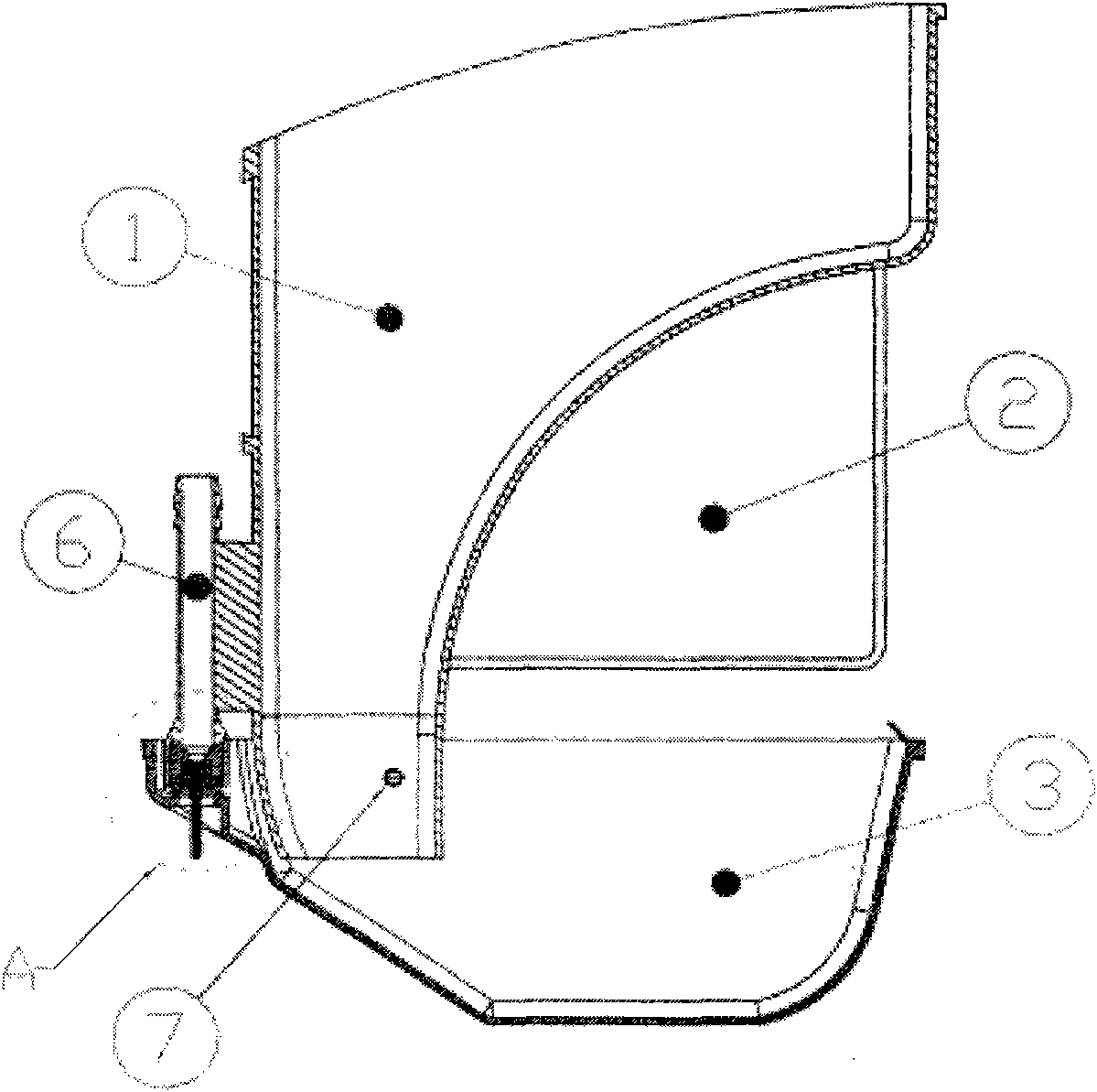 A kind of multifunctional drinking fountain food box