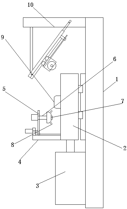 Gear milling machine used for machining straight cone gear