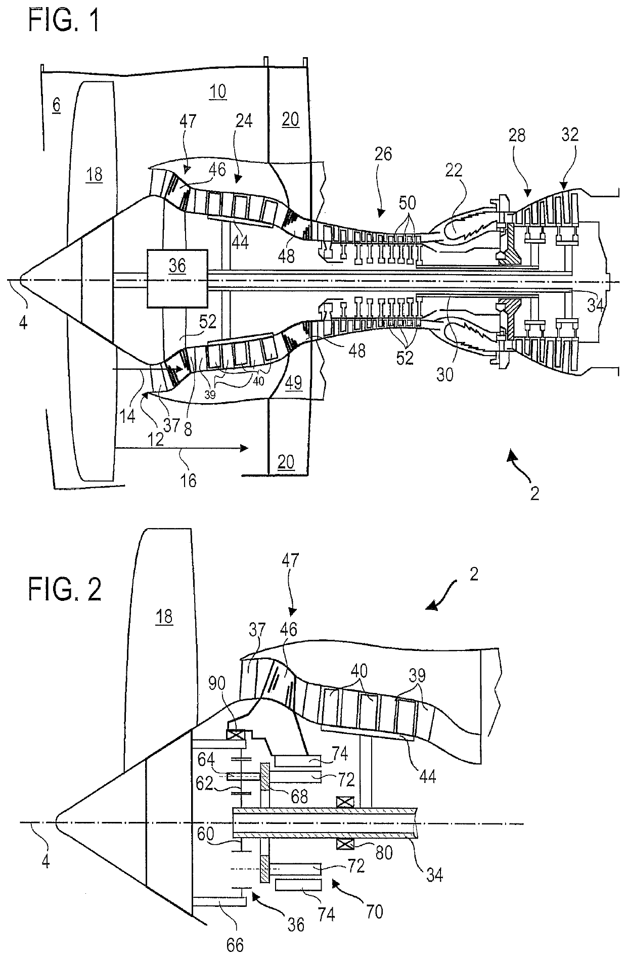 Hybrid Transmission Turbojet Engine