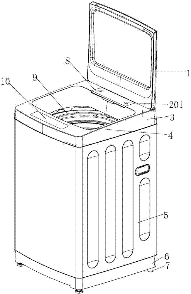 Detergent putting method and washing machine