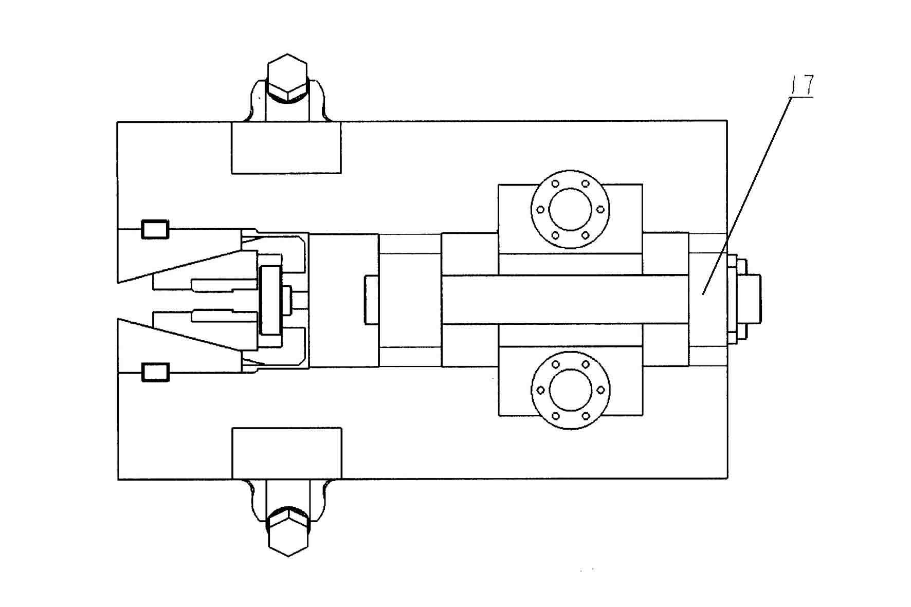 Flexible hydraulic jaw