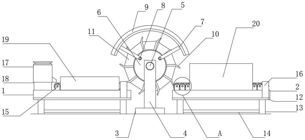 Handkerchief paper packaging machine based on energy conservation and environmental protection