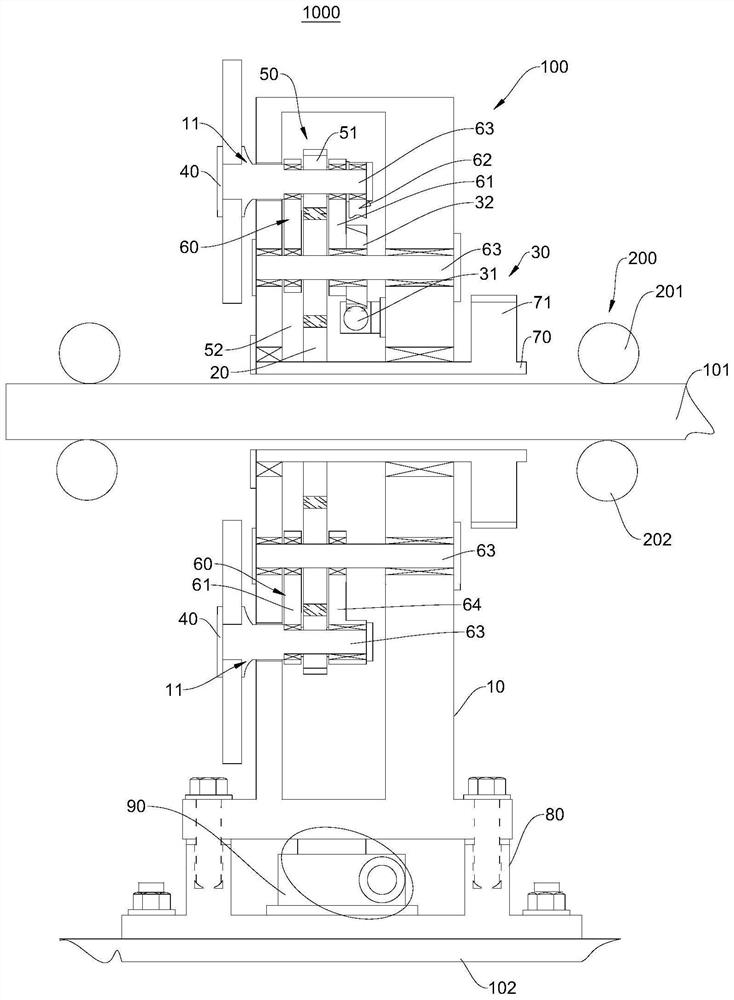 Grinding and polishing device for bars and machining equipment