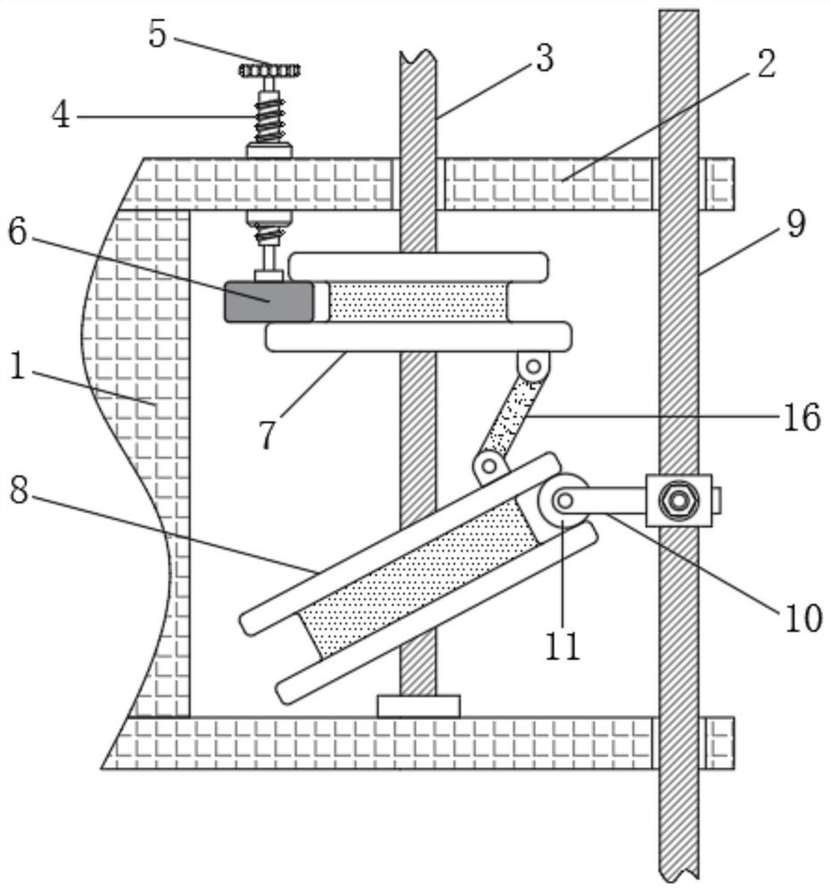 An energy-saving and environment-friendly glue filling device