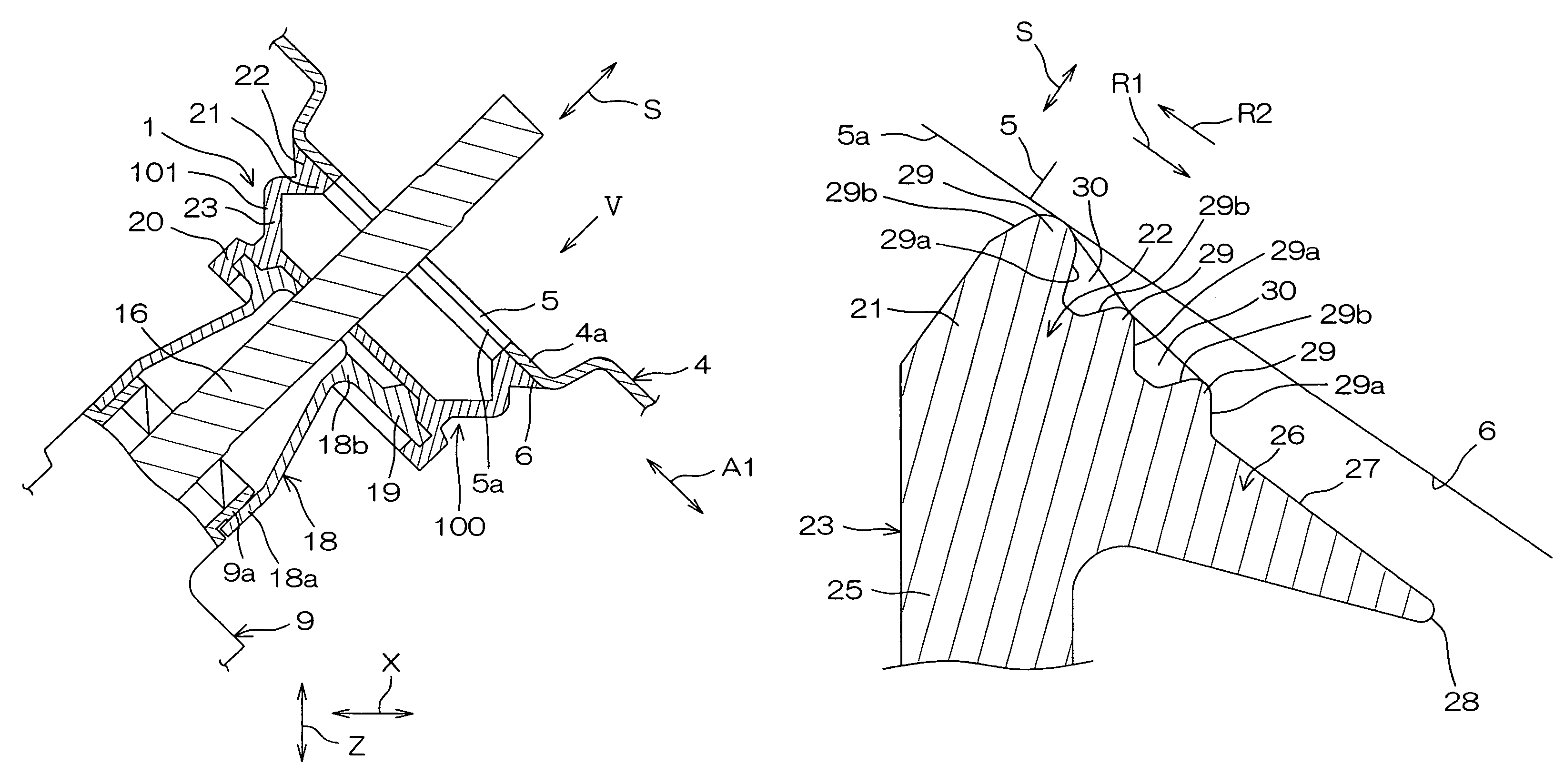 Column hole cover