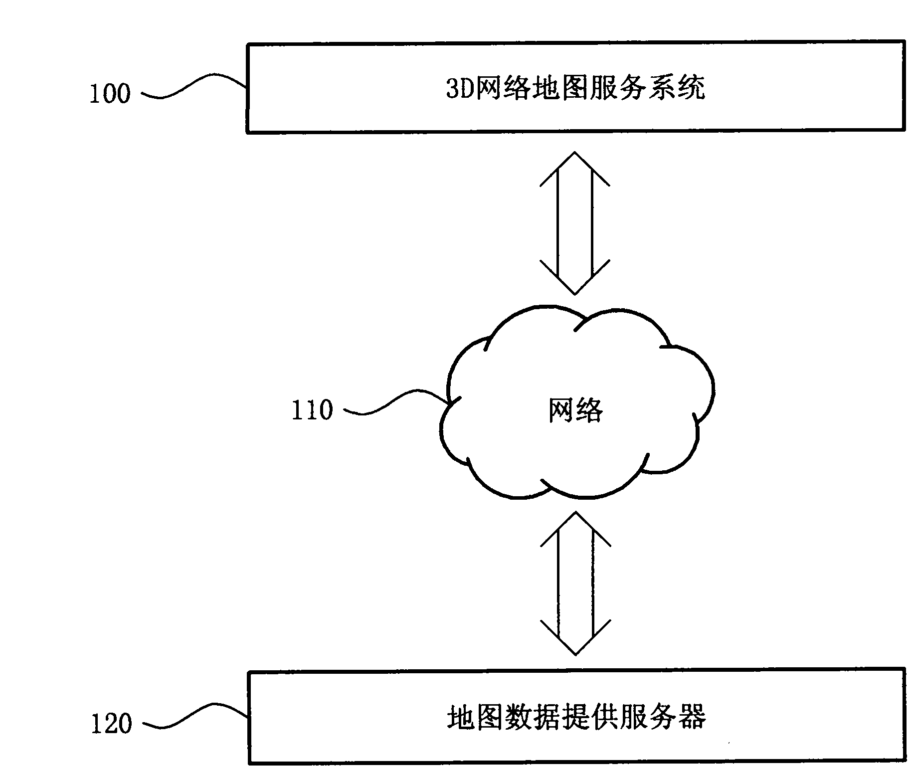 Method and system for serving three dimension web map service using augmented reality