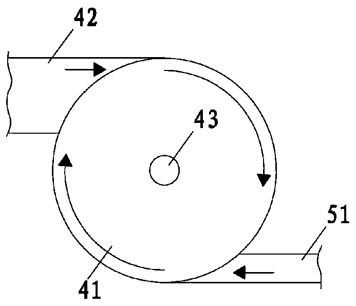 Flue gas treatment system and method for cement kiln