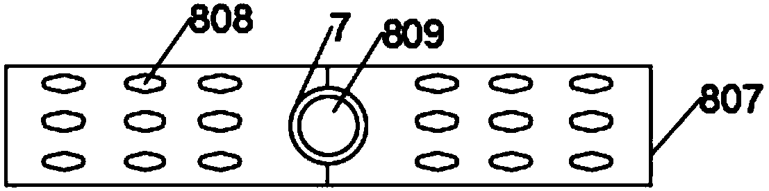 Heat dissipation structure used for surface of microelectronic chip