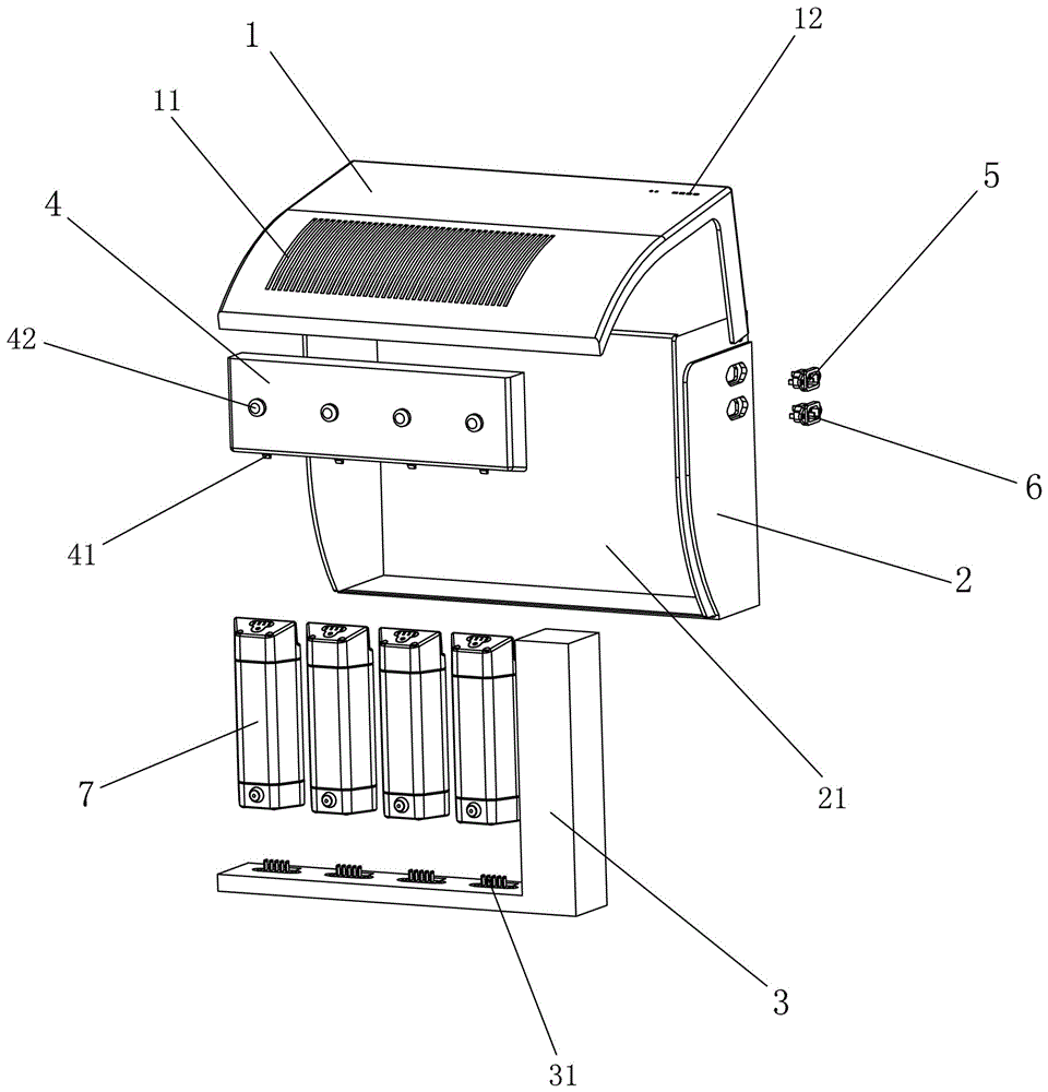 A home energy storage device combined with the energy body of the vehicle